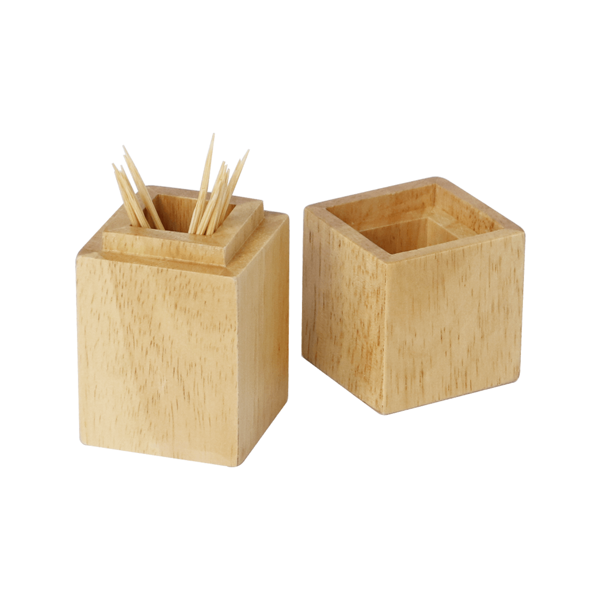 Square toothpick box